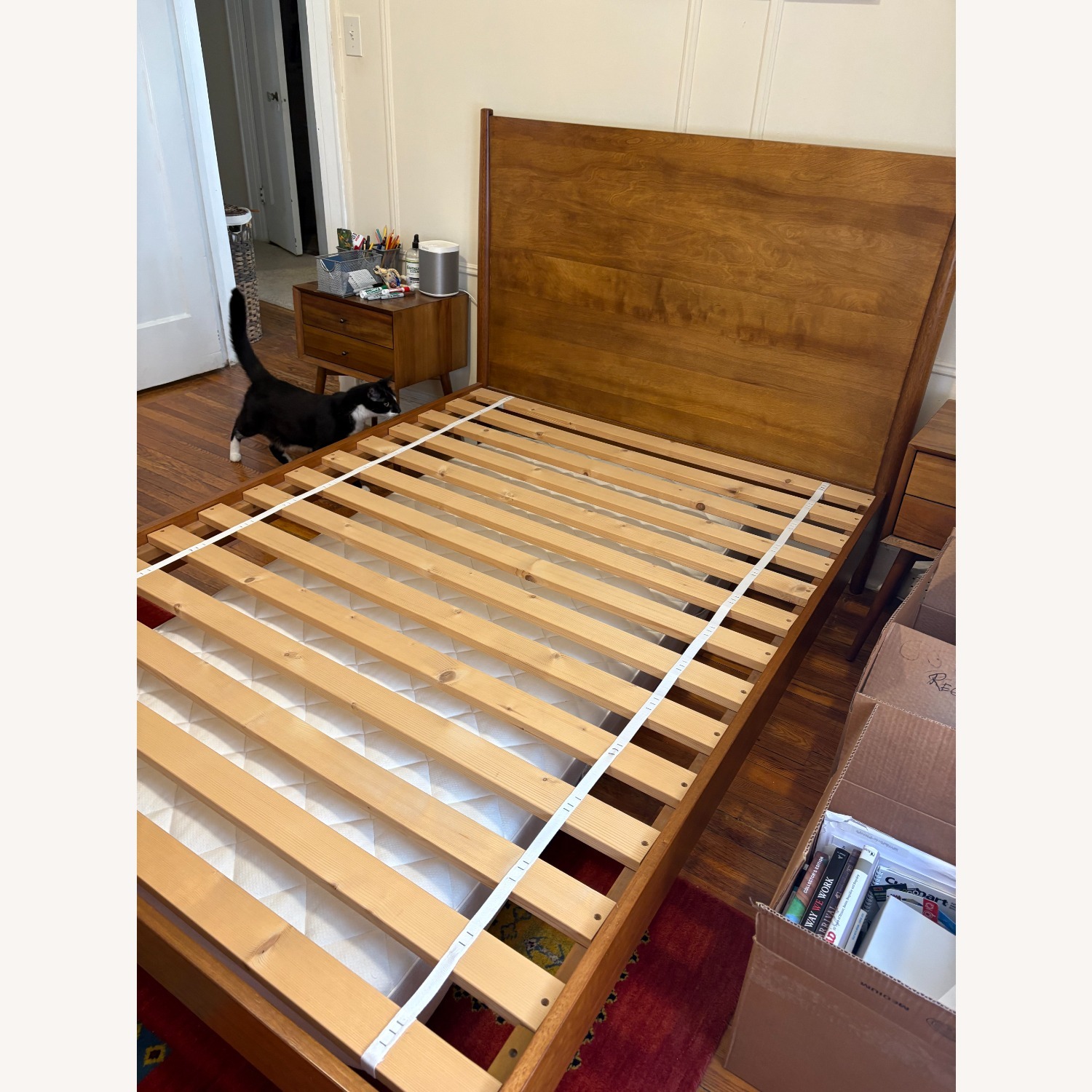 West Elm Mid Century Full Size Bed Frame - image-6