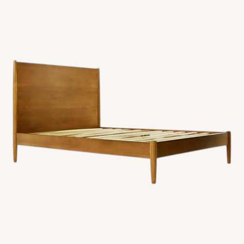 Used West Elm Mid Century Full Size Bed Frame for sale on AptDeco