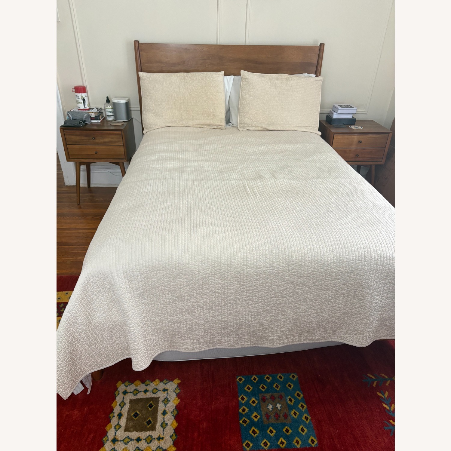 West Elm Mid Century Full Size Bed Frame - image-5