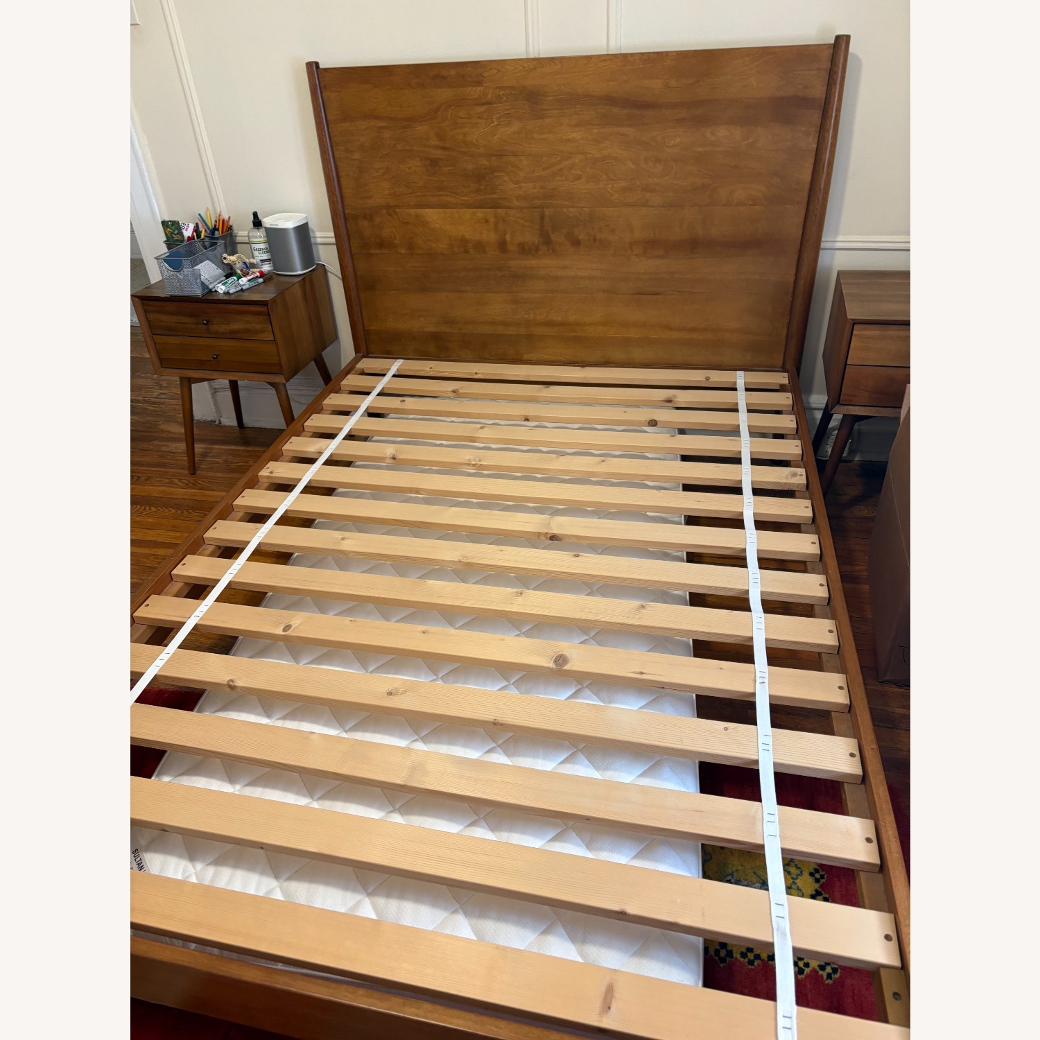 West Elm Mid Century Full Size Bed Frame - image-1