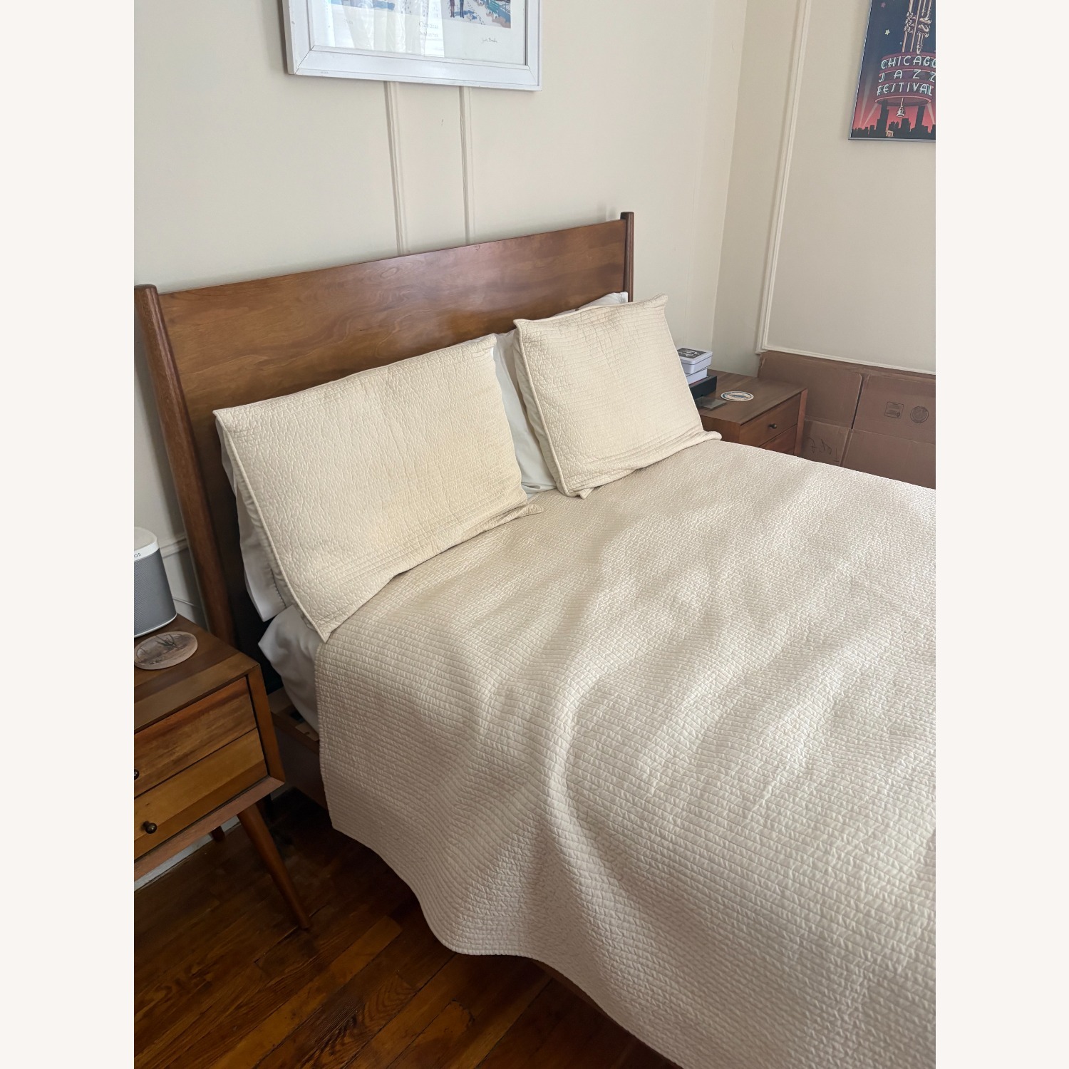 West Elm Mid Century Full Size Bed Frame - image-3