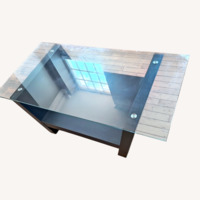 Black Glass Coffee Table