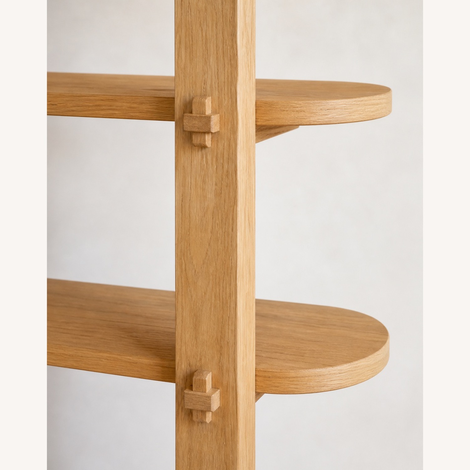 Anthropologie Amber Lewis Solid Oak Bookshelf - image-4