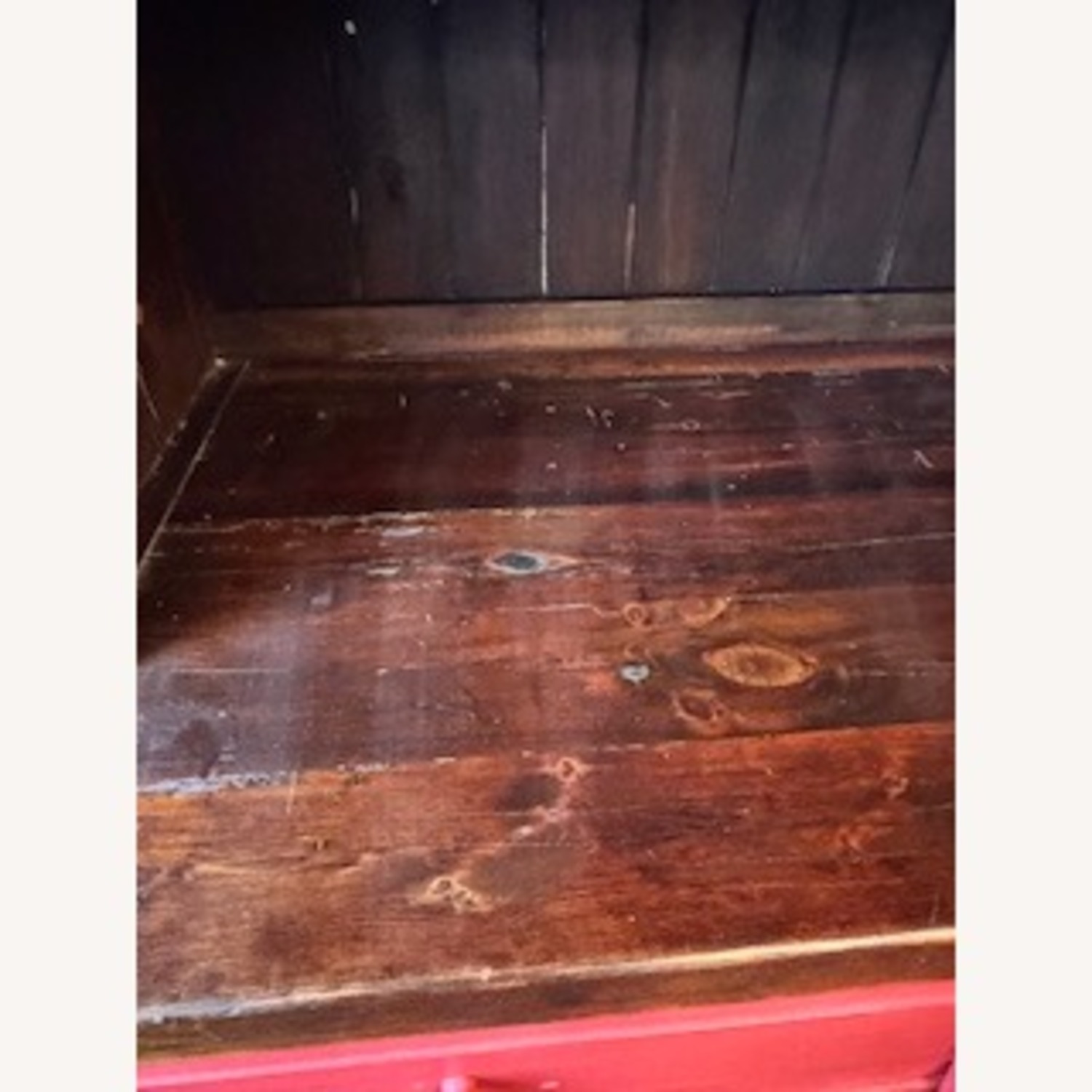 Wood Cabinet/Hutch/Sideboard-Red - image-4