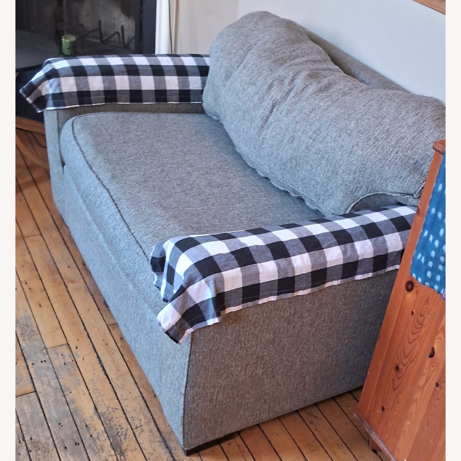 Gray Loveseat - image-3