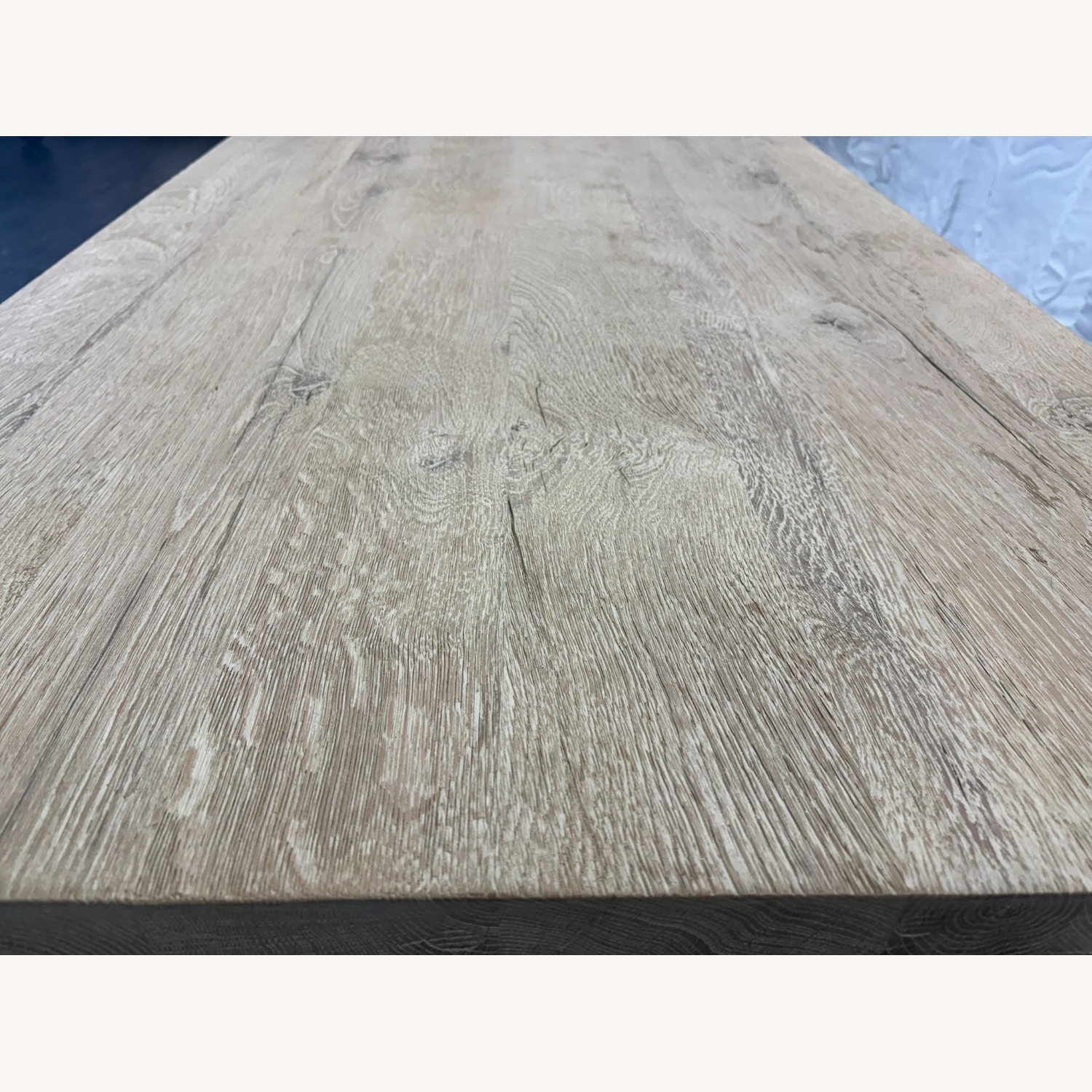 Restoration Hardware Reclaimed Oak Reeded Plinth Coffee Table - image-18