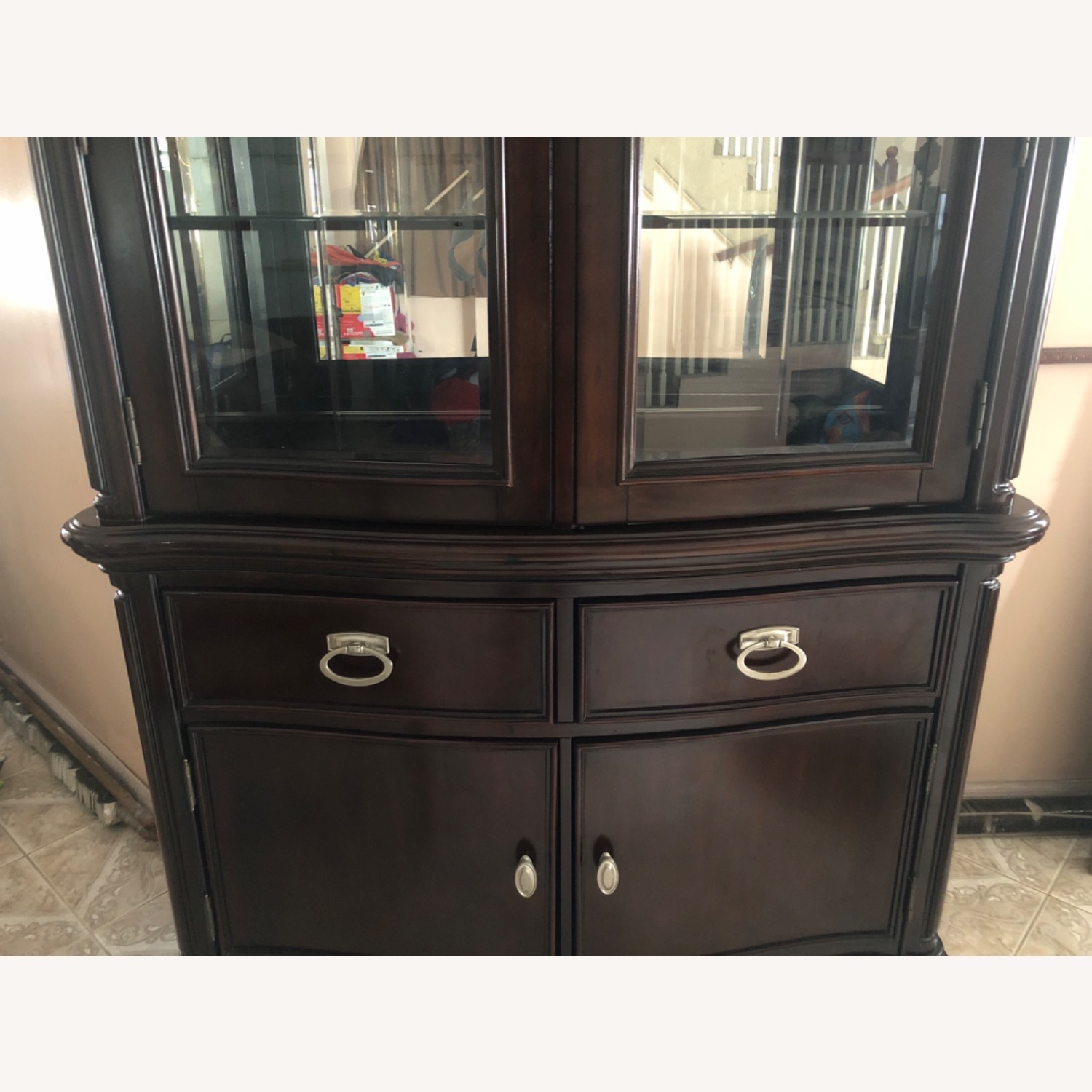 Bob's Discount Furniture Dark Brown Sideboard - image-2