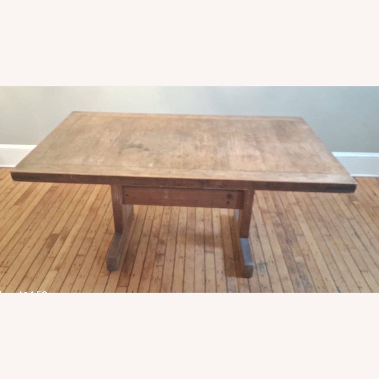 Vintage Dining Table with Tall Chairs - image-1
