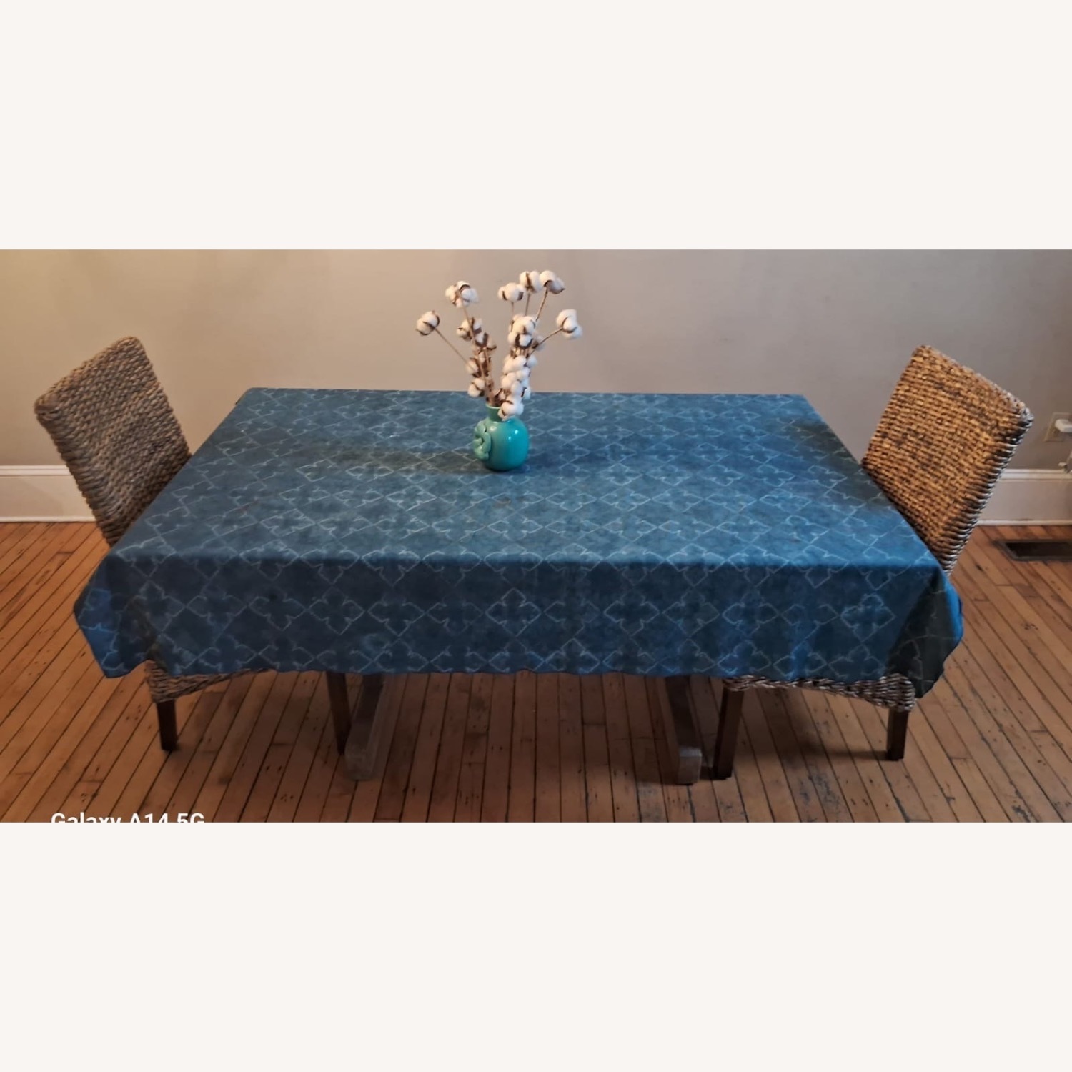 Vintage Dining Table with Tall Chairs - image-2