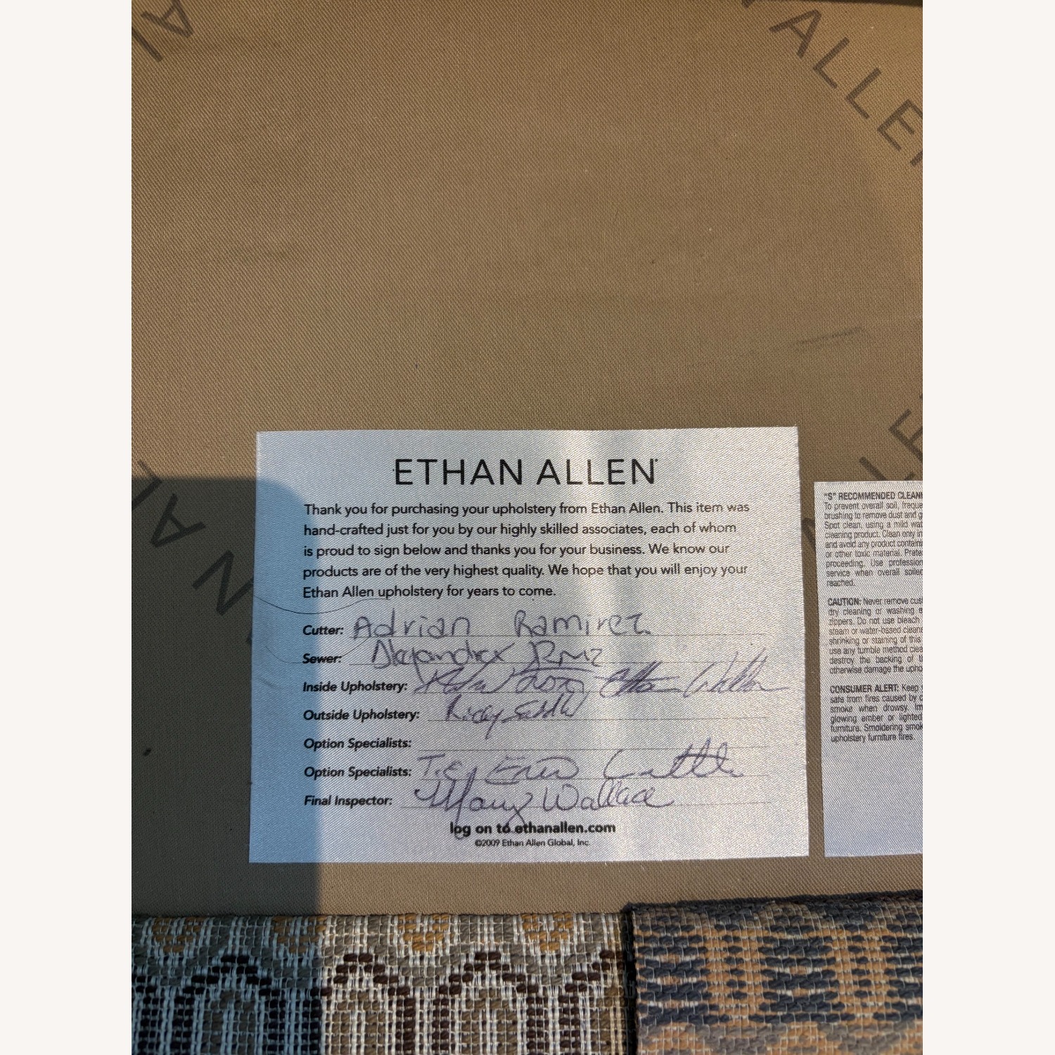 Ethan Allen Fabric Armchairs - image-5