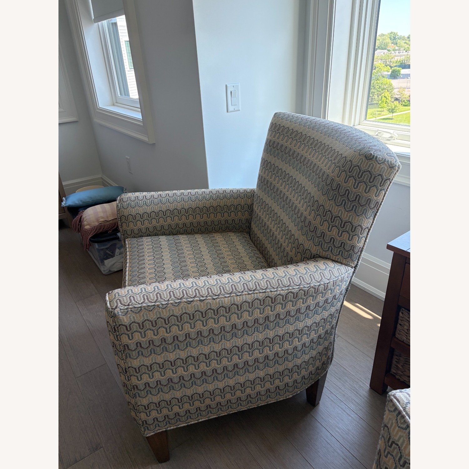 Ethan Allen Fabric Armchairs - image-3