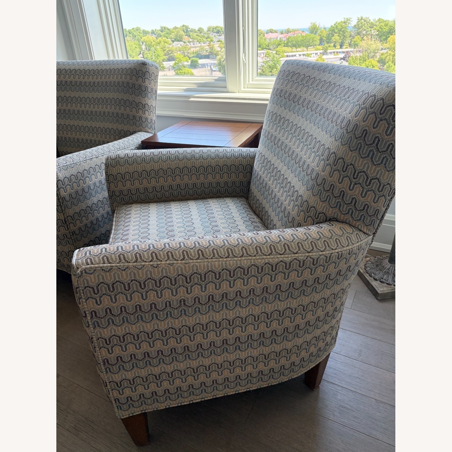 Ethan Allen Fabric Armchairs - image-4