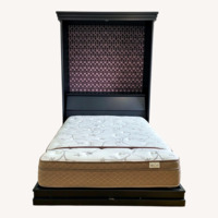 Black Wood Queen Bed