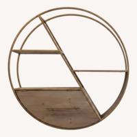 Louis Shank Gold Wood Décor