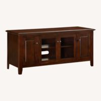 Console TV Stand in Dark cherry 