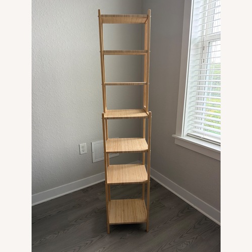 Used IKEA Ragrund Light Brown Bamboo Wall Shelf for sale on AptDeco