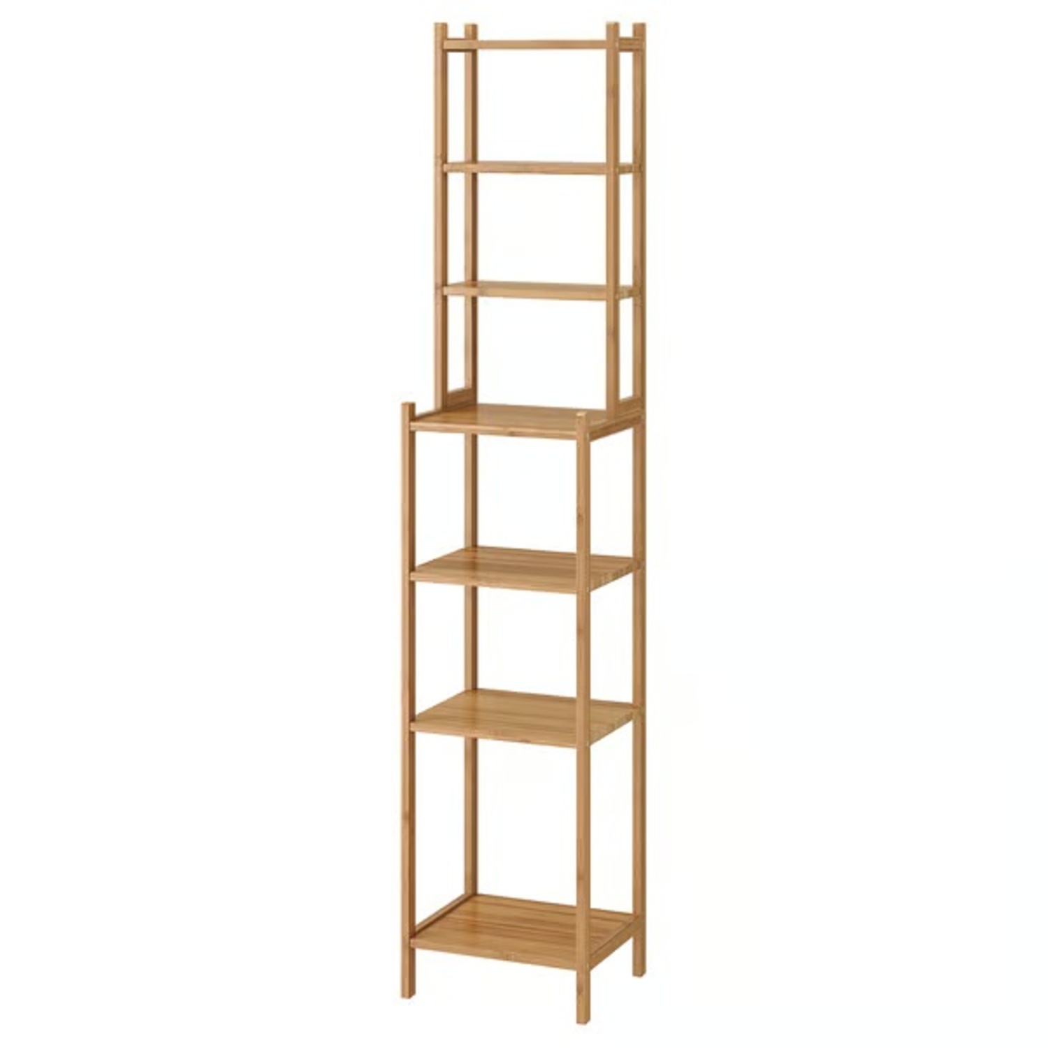IKEA Ragrund Light Brown Bamboo Wall Shelf - image-4