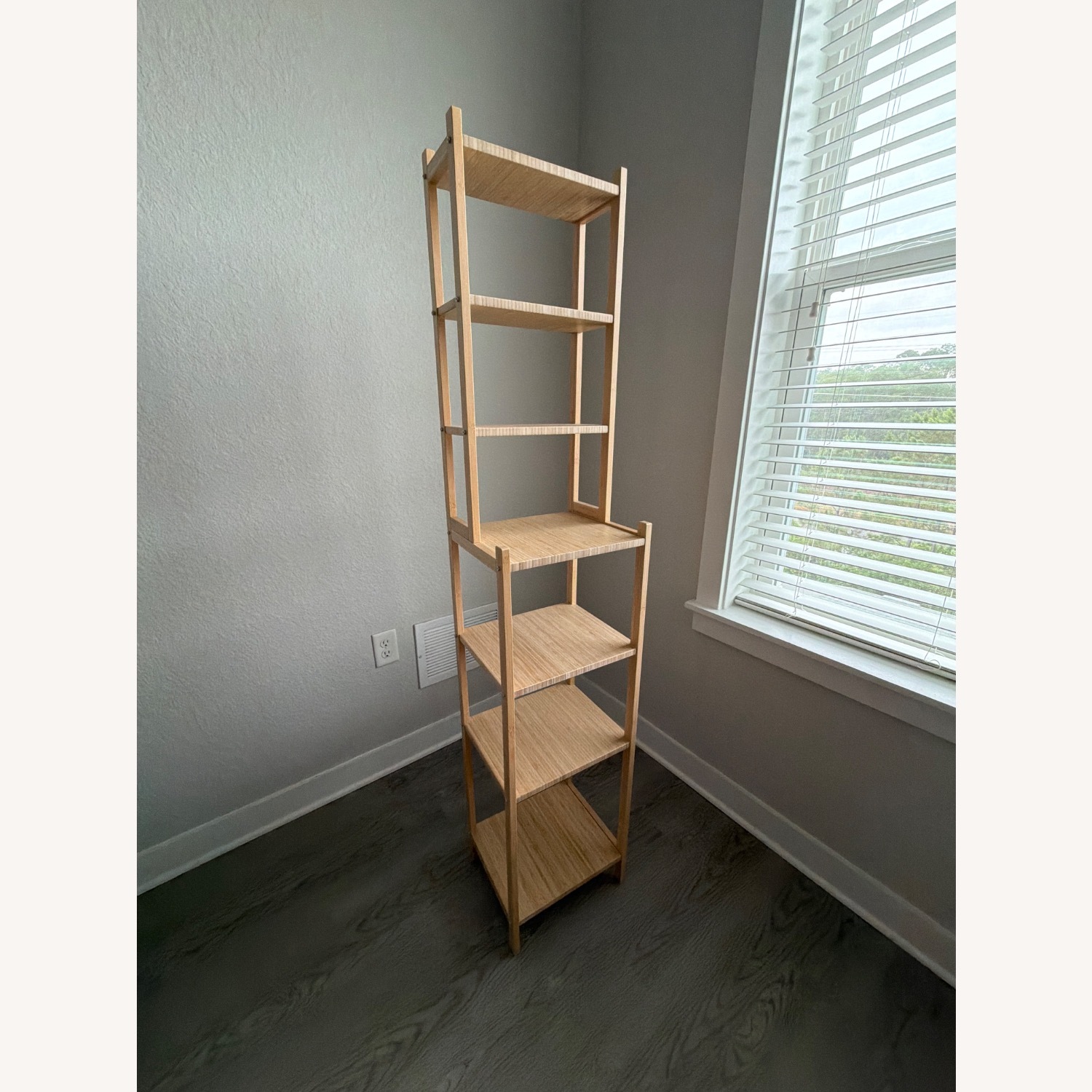 IKEA Ragrund Light Brown Bamboo Wall Shelf - image-3