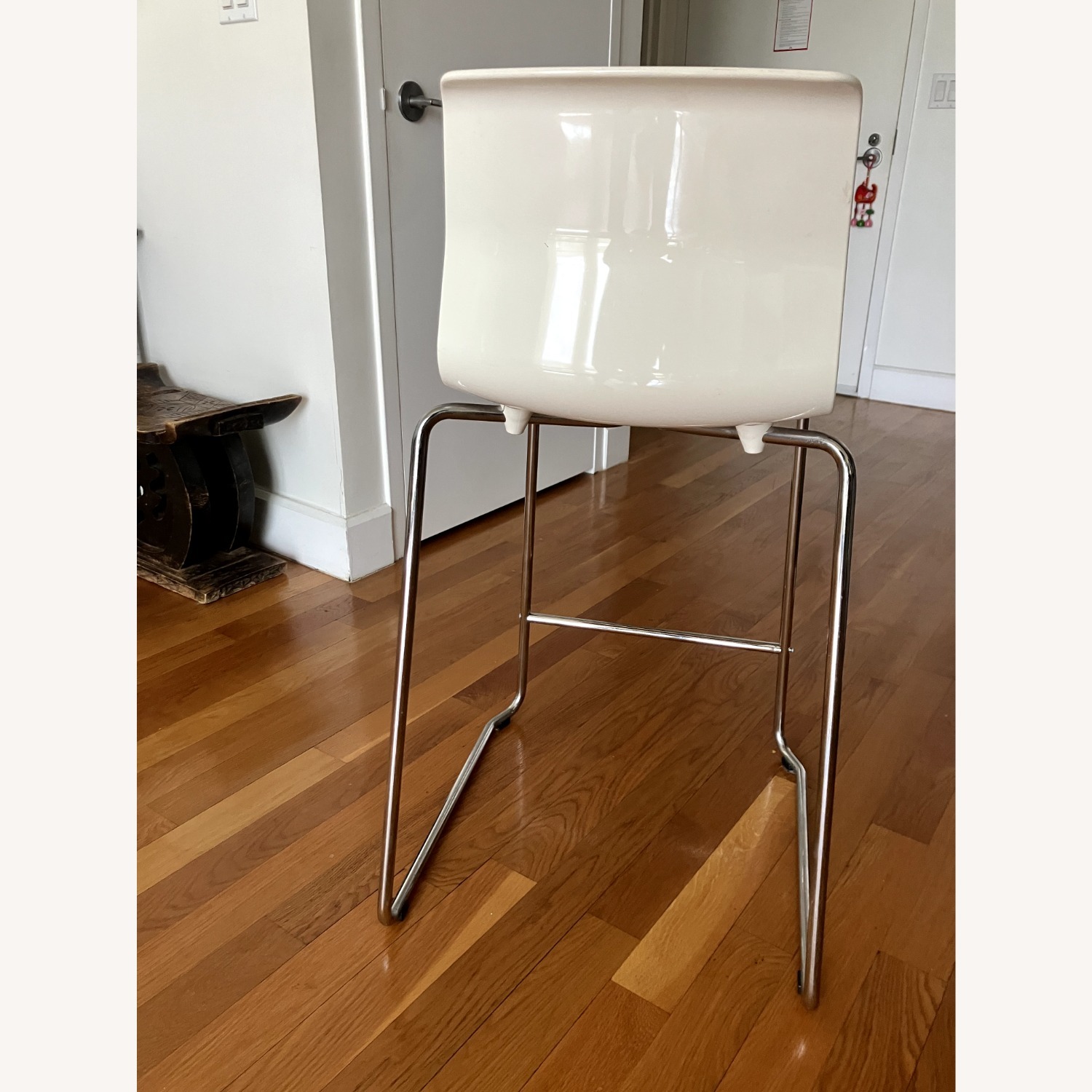 IKEA Glenn Designer Marcus Arvonen White Stools - image-3