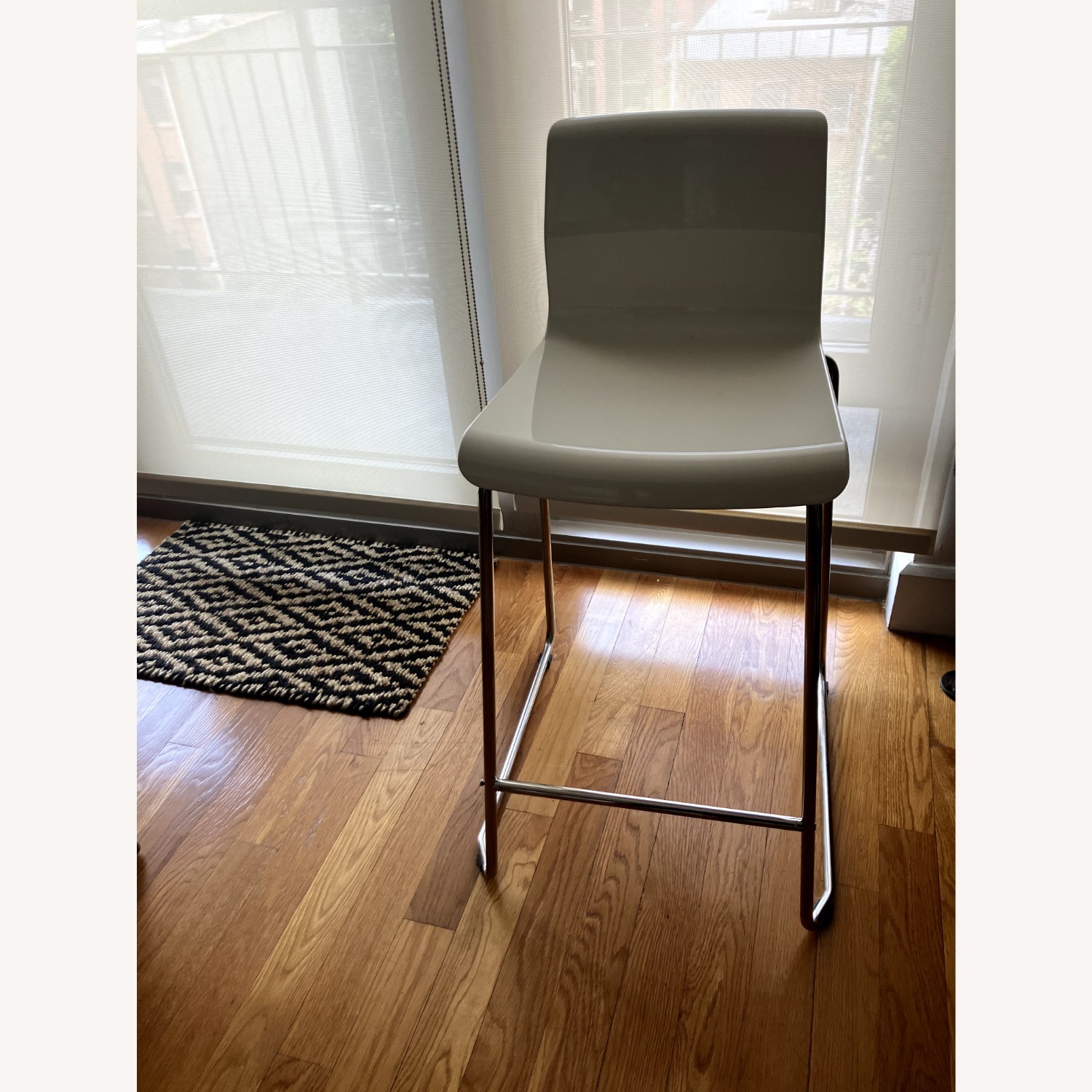 IKEA Glenn Designer Marcus Arvonen White Stools - image-1