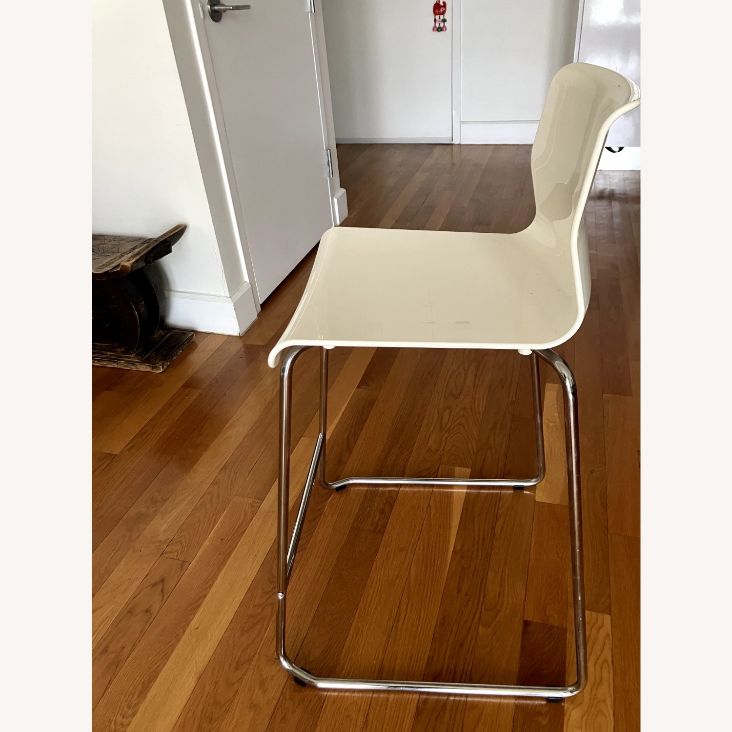 IKEA Glenn Designer Marcus Arvonen White Stools - image-2