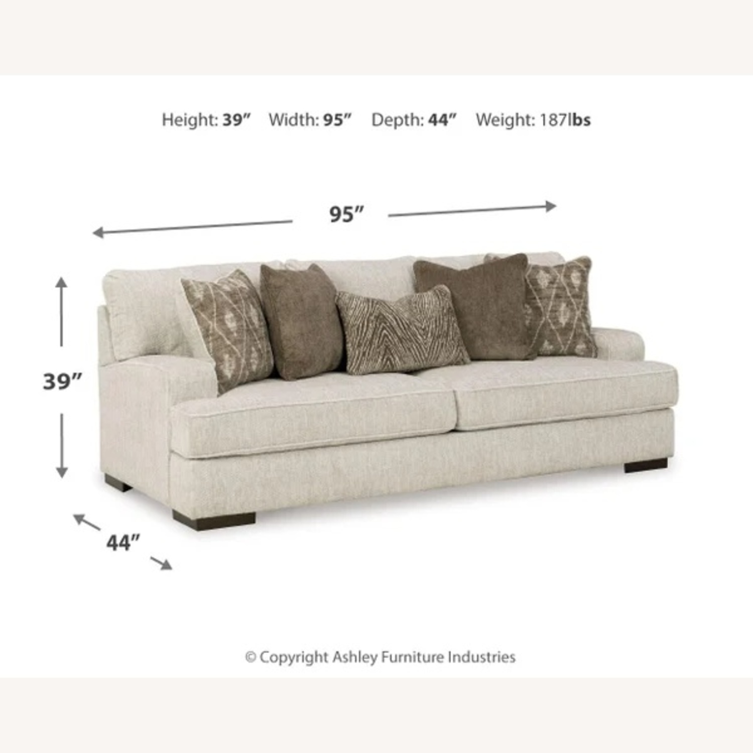 Ashley's Furniture Alesandra Sofa - image-5