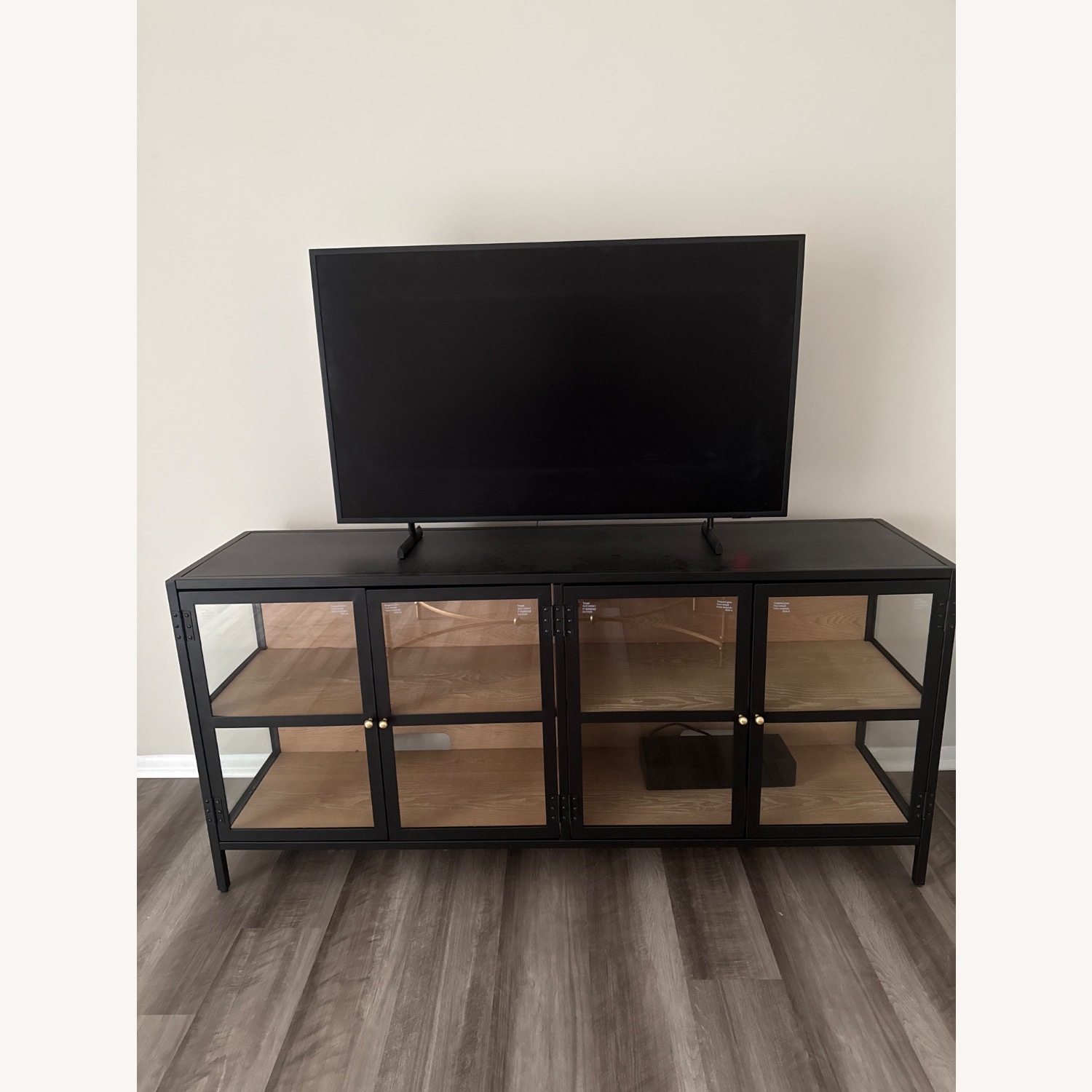 Target Crystal Cove Glass Media Stand - image-1