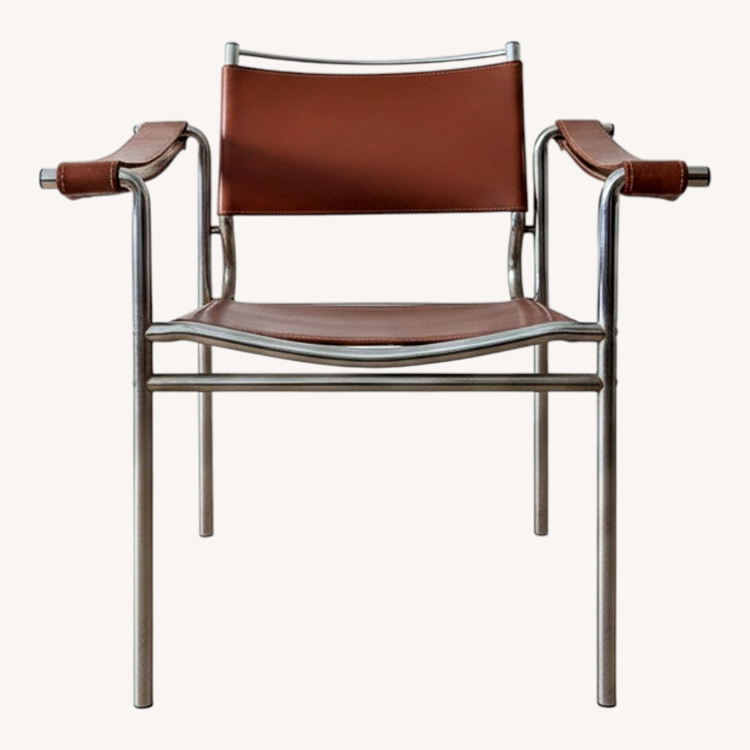Vintage/Antique Dark Brown Accent Chair - image-8