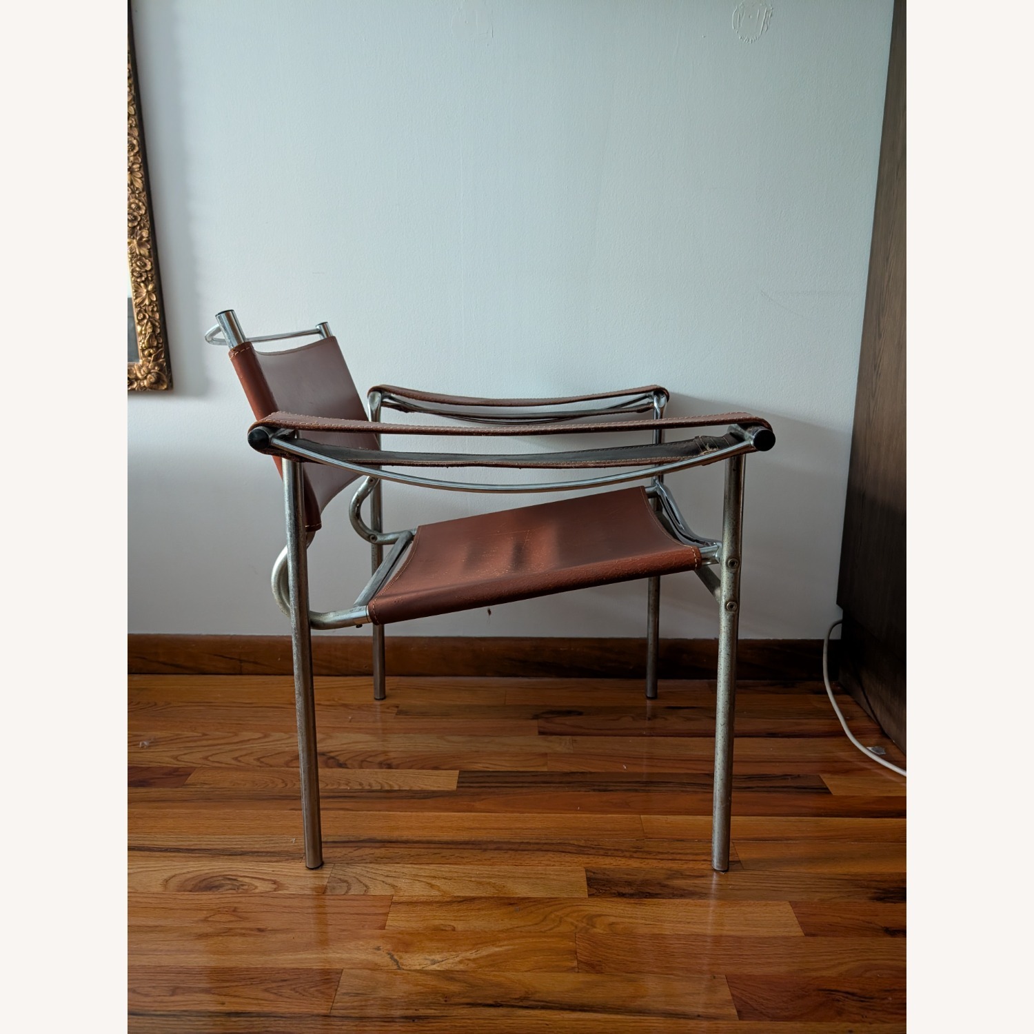 Vintage/Antique Dark Brown Accent Chair - image-5