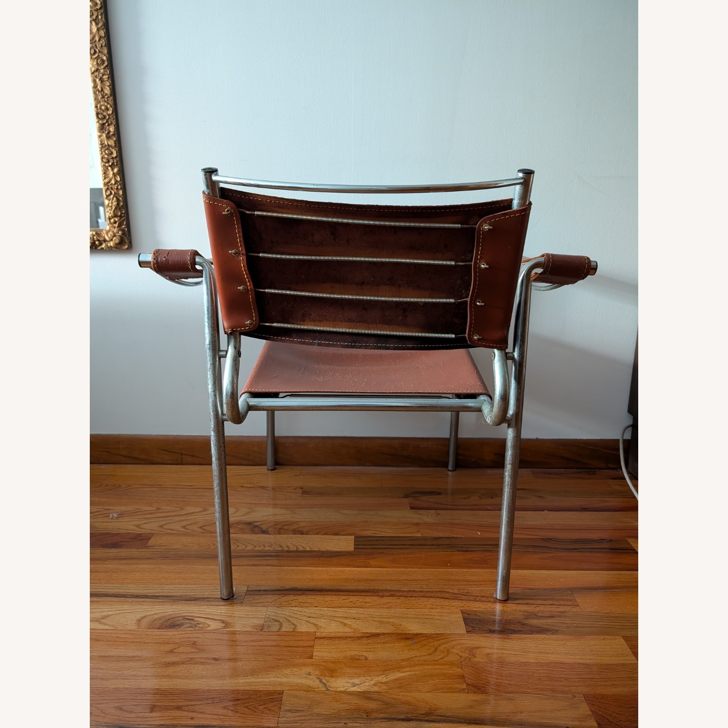 Vintage/Antique Dark Brown Accent Chair - image-6