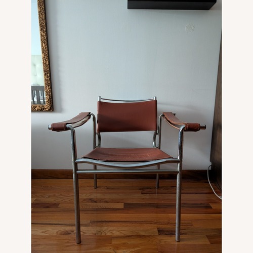 Used Vintage/Antique Dark Brown Accent Chair for sale on AptDeco