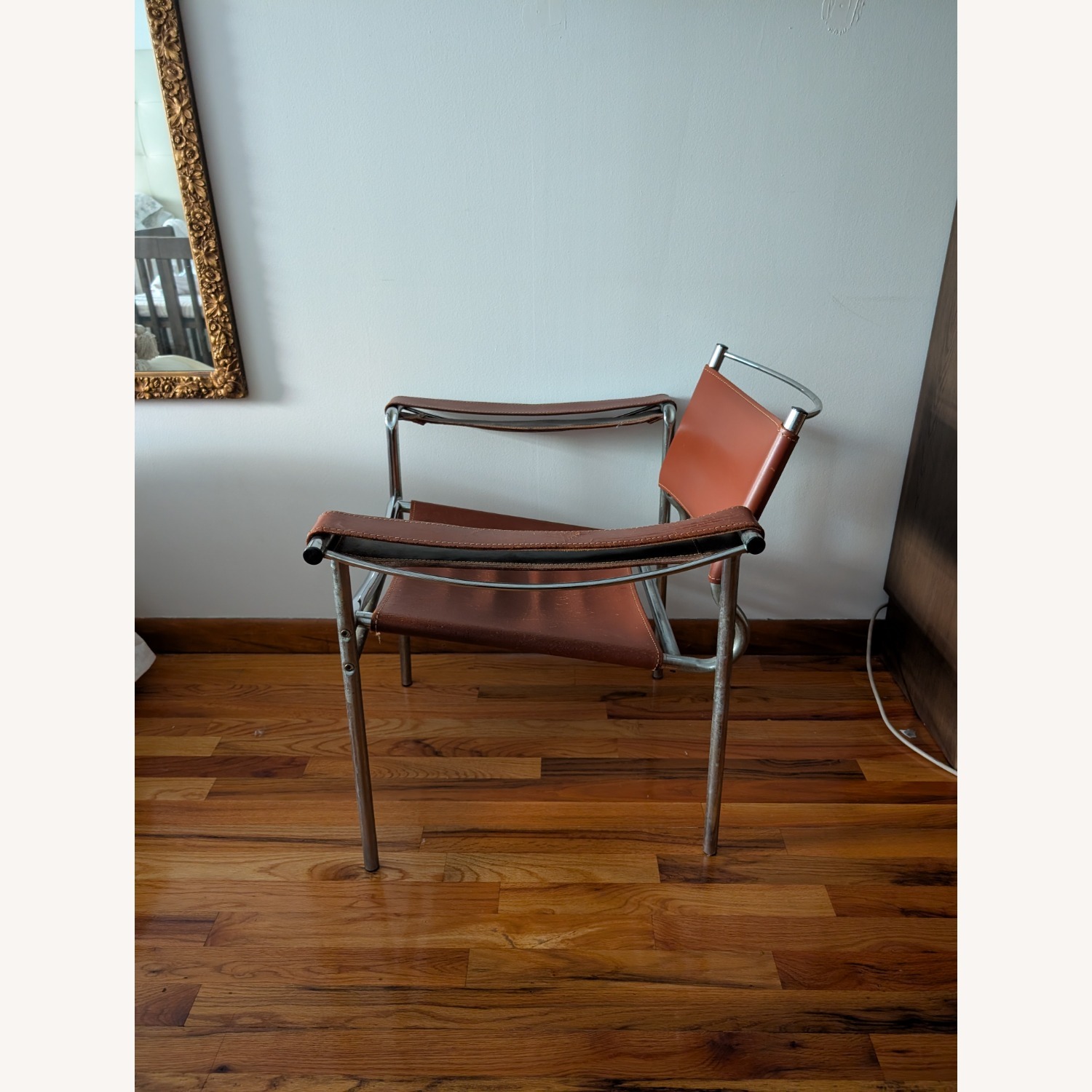 Vintage/Antique Dark Brown Accent Chair - image-3