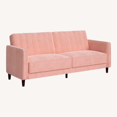 Used Wayfair Perdue Pink Fabric 3+ Seater Sofa for sale on AptDeco
