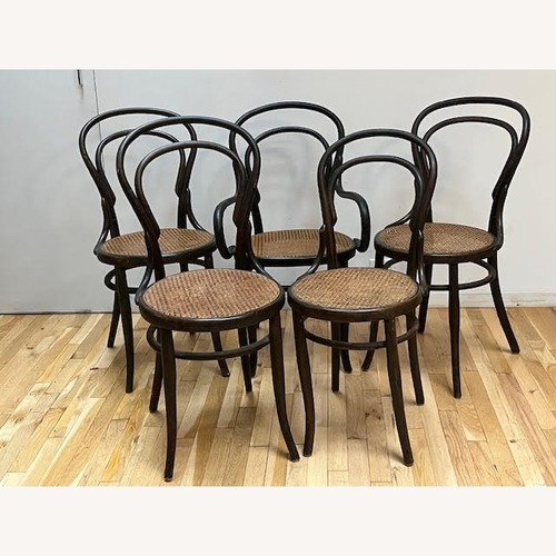 Used Thonet Number 14 Dark Brown Dining Chairs for sale on AptDeco