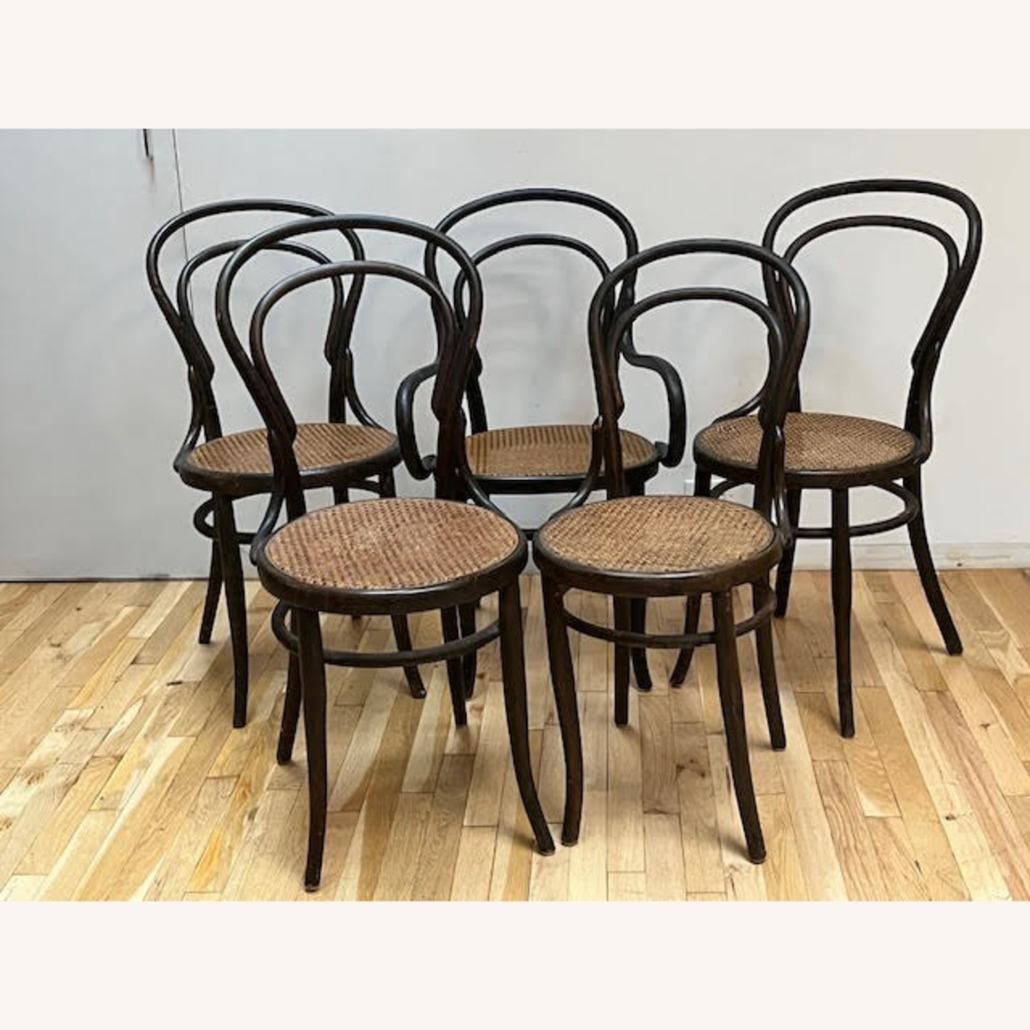 Thonet Number 14 Dark Brown Dining Chairs - image-11