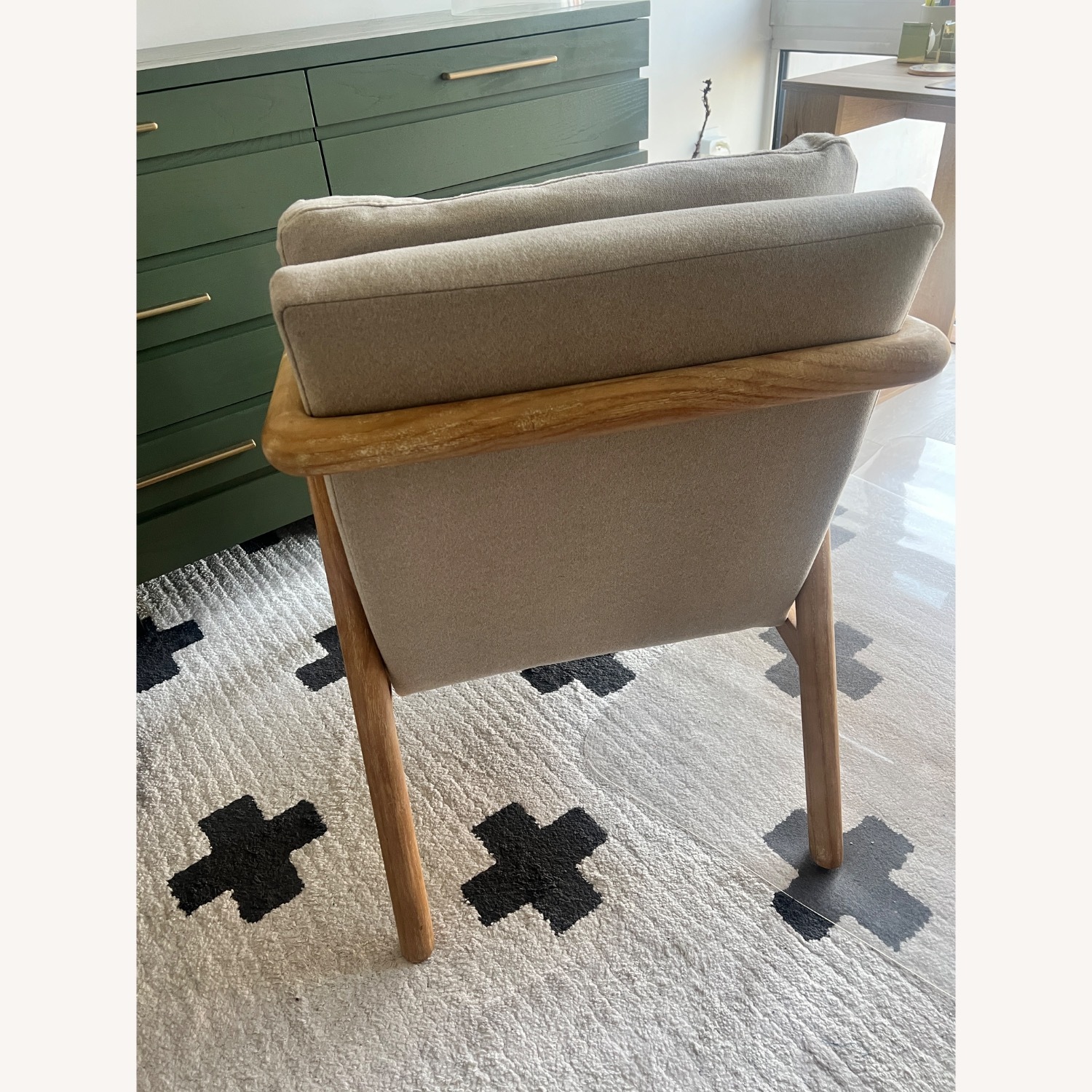 Target Threshold Natural Wood Armchair - image-5