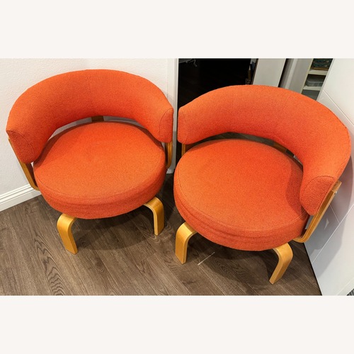 Used 2 Vintage IKEA FRIDENE Swivel Chairs for sale on AptDeco
