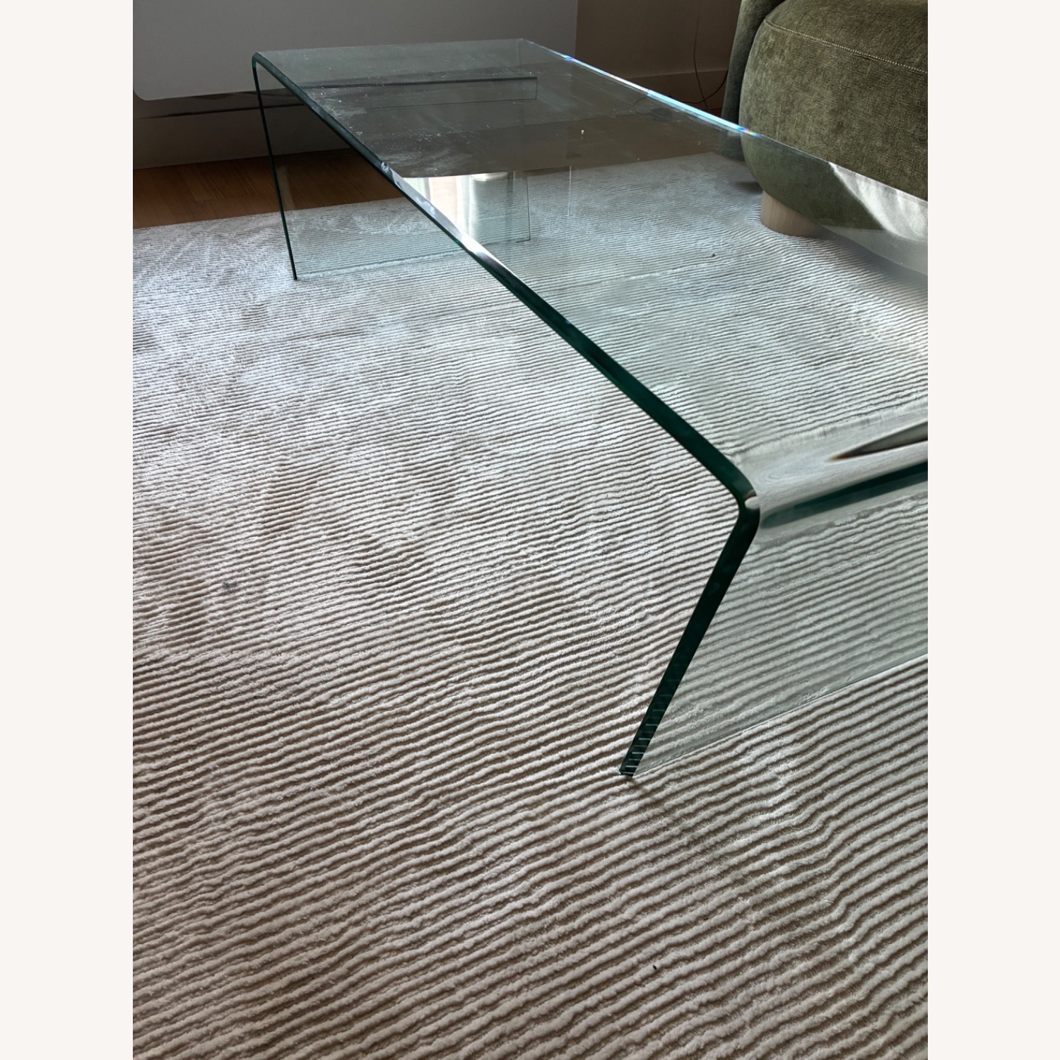 Wayfair Transparent Glass Coffee Table - image-3