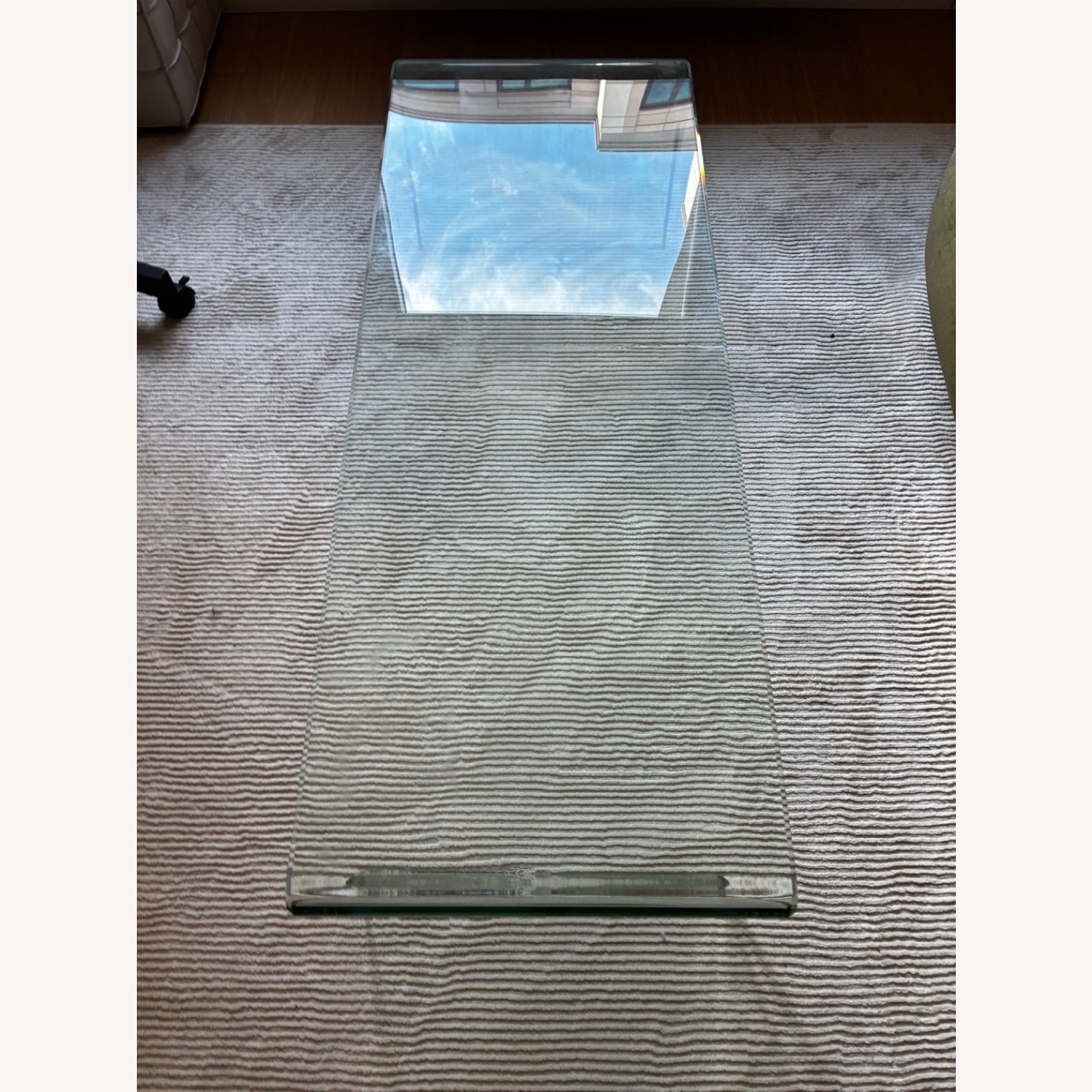 Wayfair Transparent Glass Coffee Table - image-2