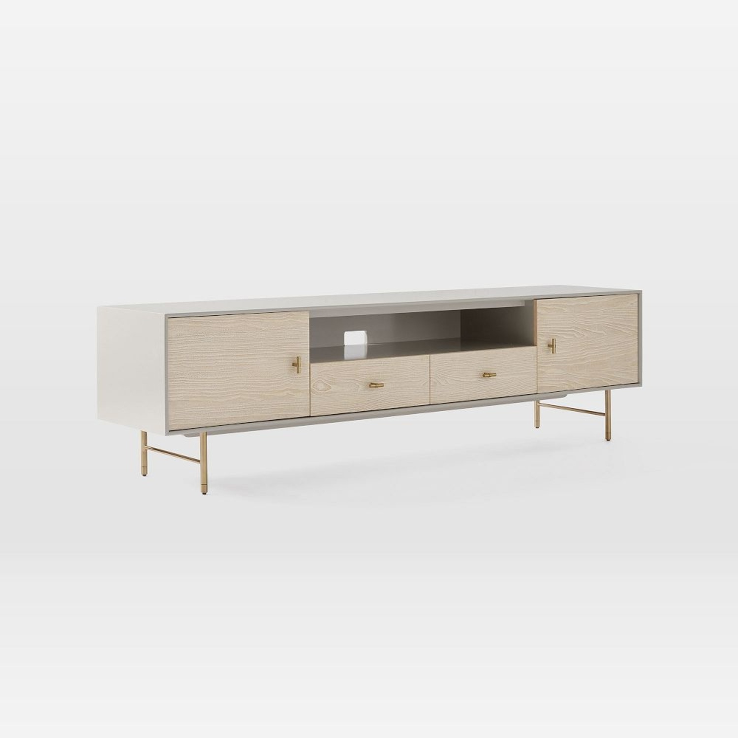 West Elm Modernist Wood & Lacquer Media Console  - image-6