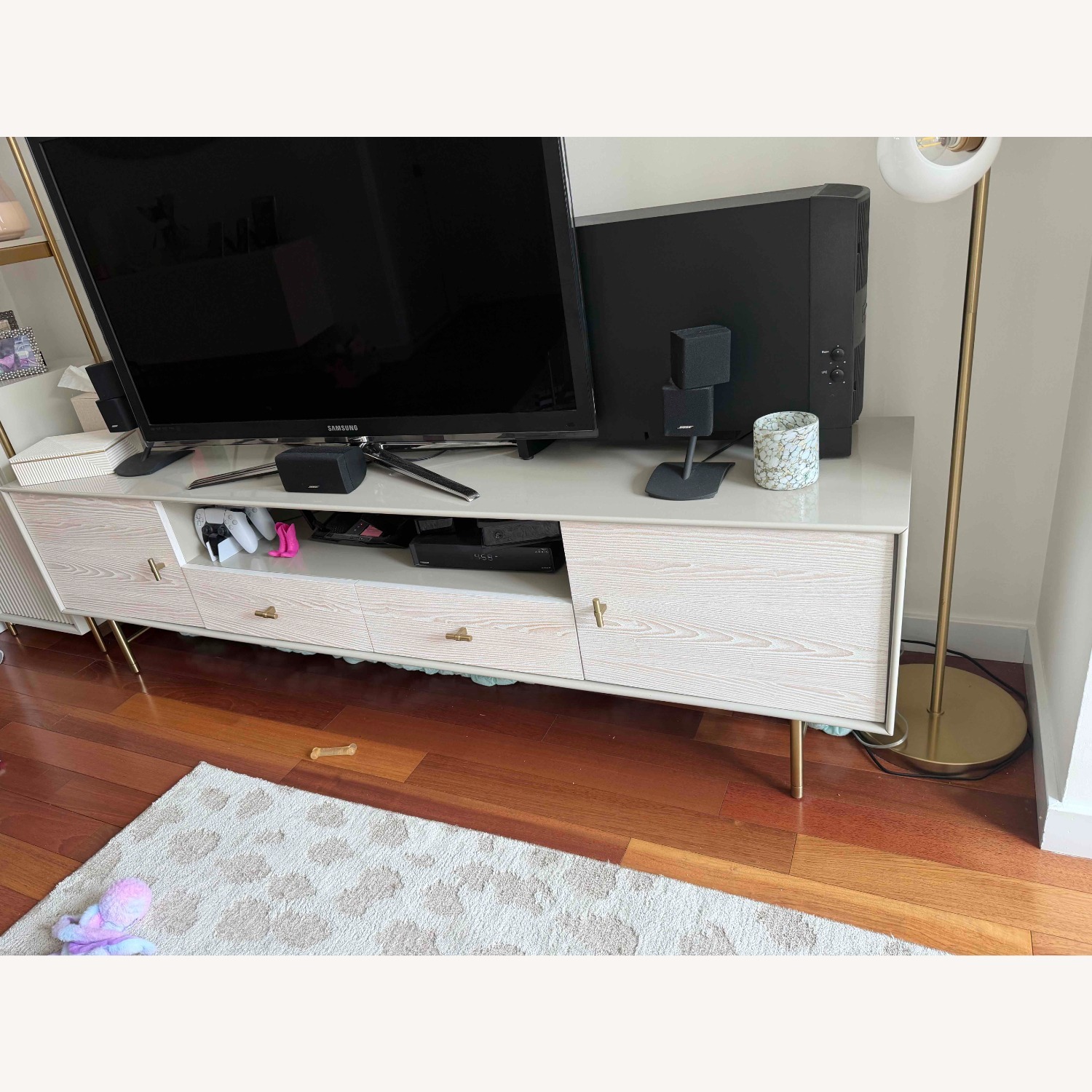 West Elm Modernist Wood & Lacquer Media Console  - image-2