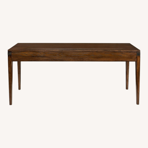 Used Article Madera Dark Brown Wood Desk for sale on AptDeco