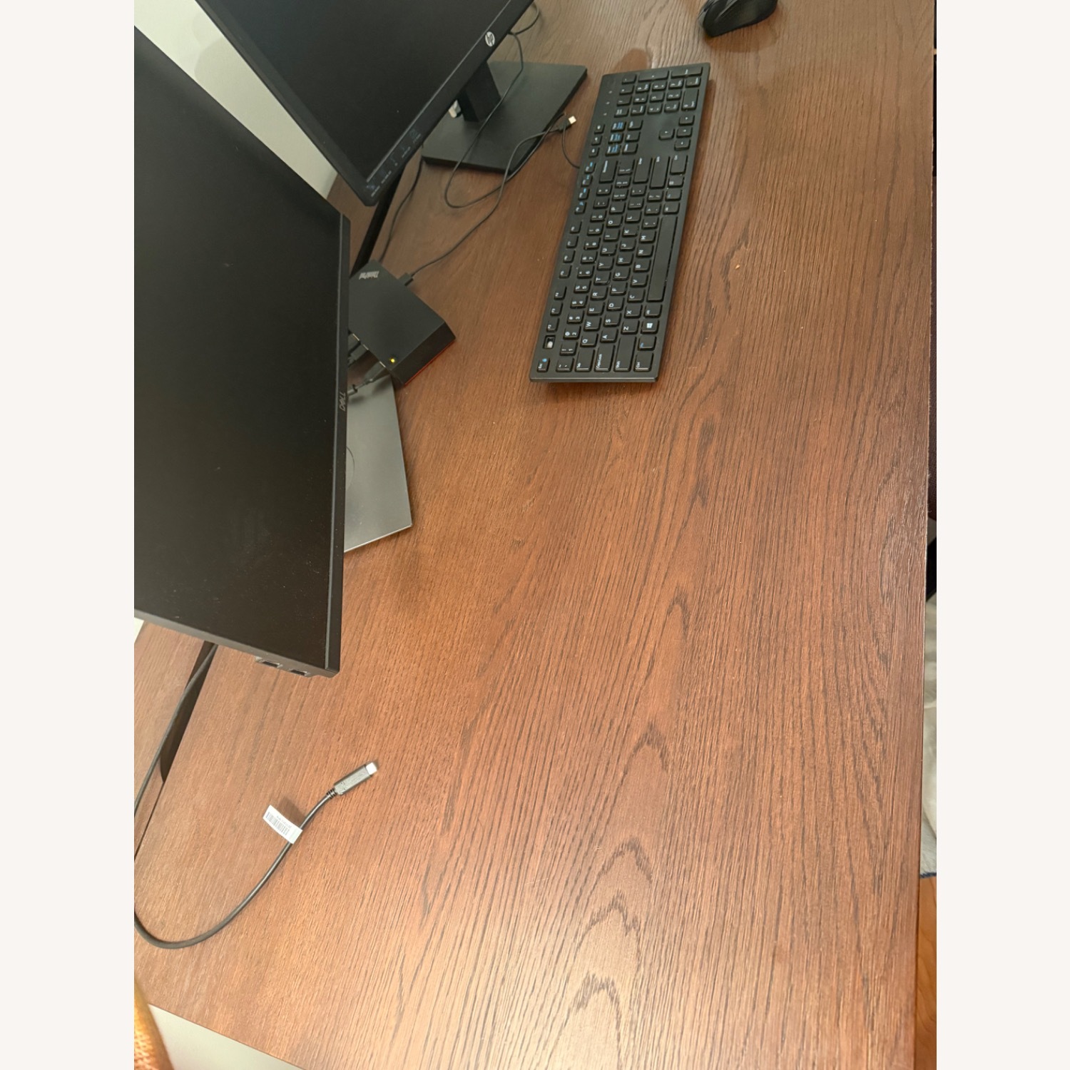 Article Madera Dark Brown Wood Desk - image-4