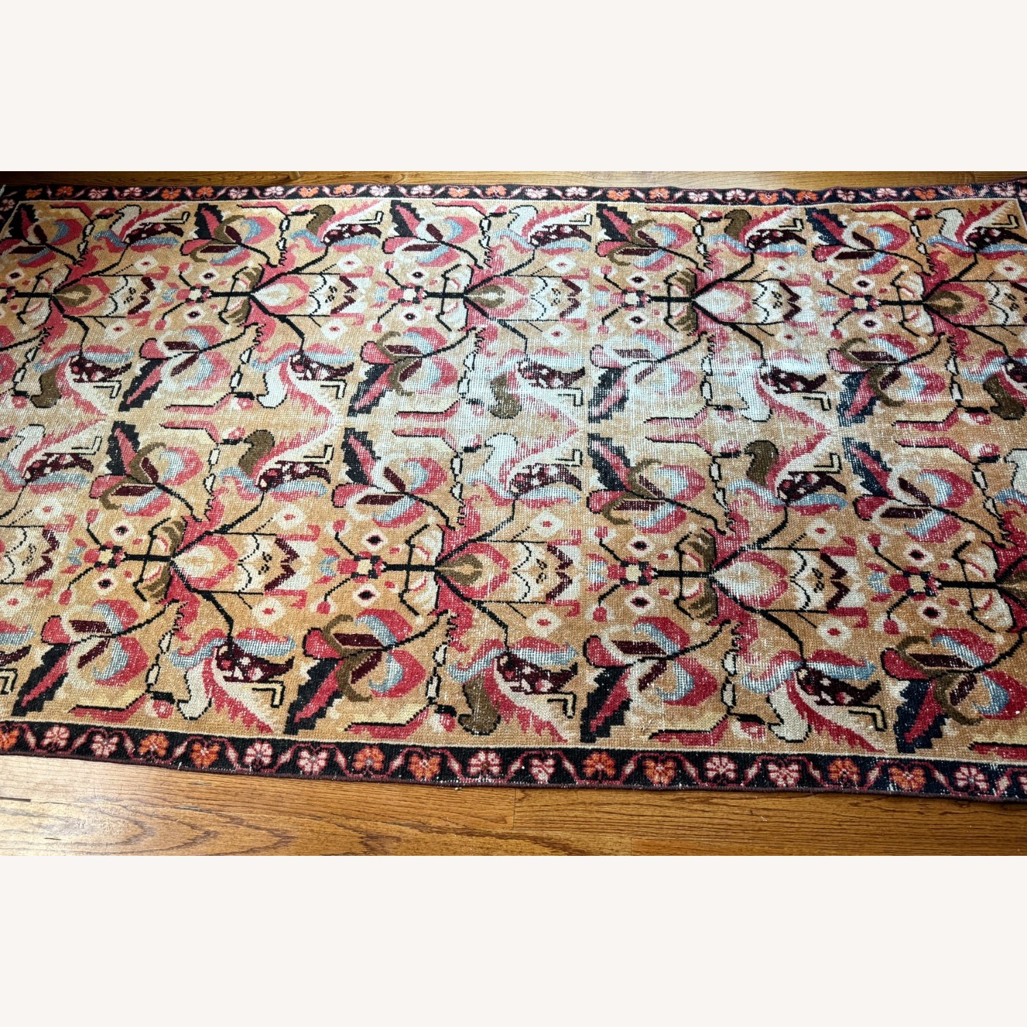 Revival Rugs Vintage Wool Oriental Rug 4'5" x 8' - image-1