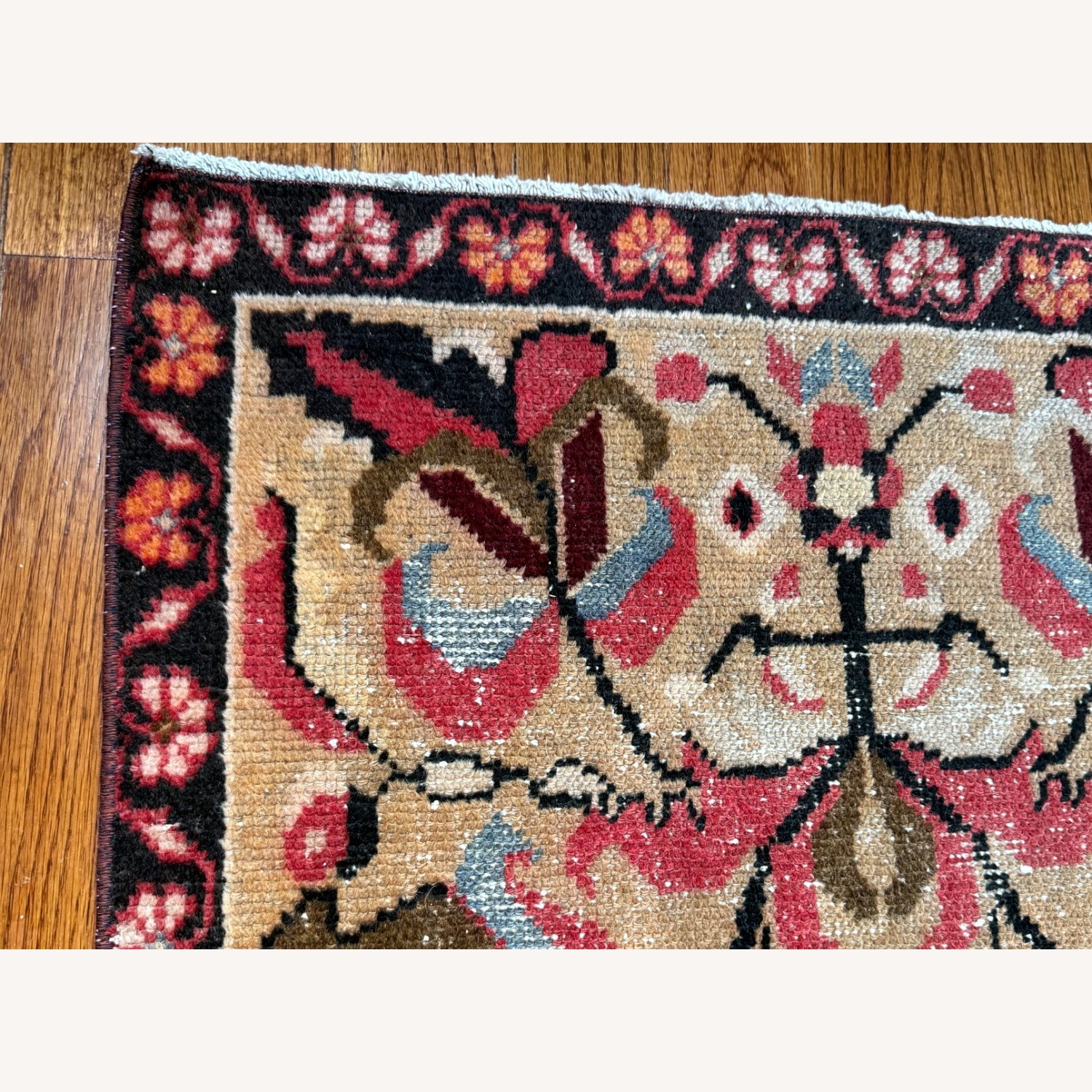 Revival Rugs Vintage Wool Oriental Rug 4'5" x 8' - image-4