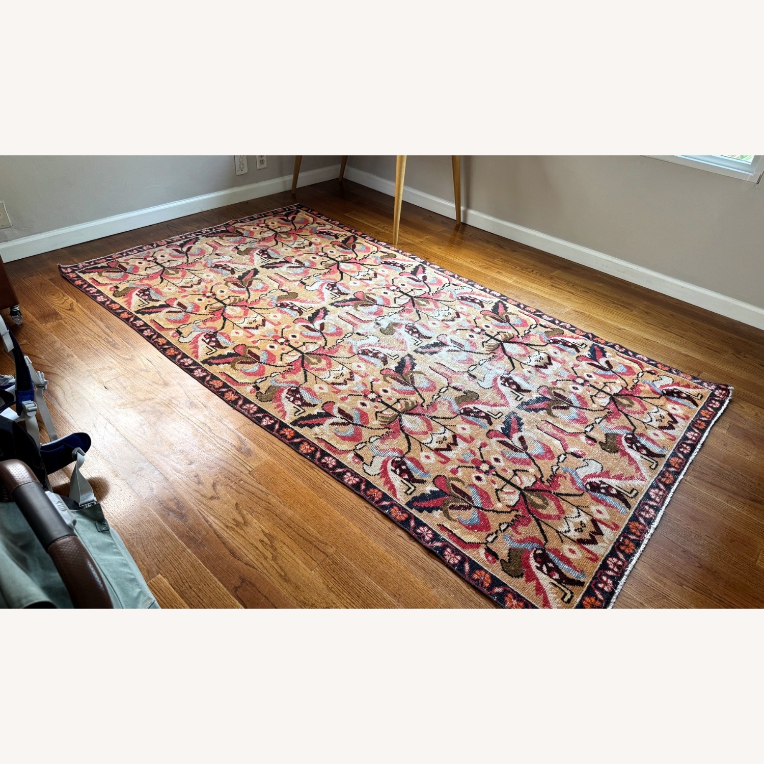 Revival Rugs Vintage Wool Oriental Rug 4'5" x 8' - image-2