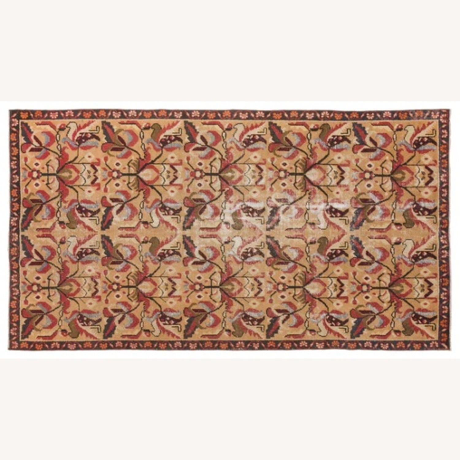 Revival Rugs Vintage Wool Oriental Rug 4'5" x 8' - image-7