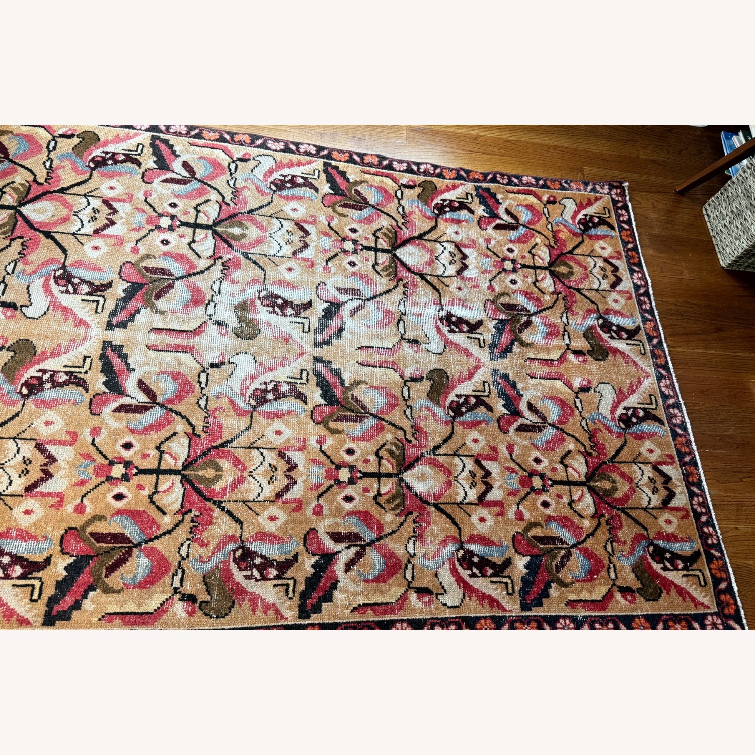 Revival Rugs Vintage Wool Oriental Rug 4'5" x 8' - image-3
