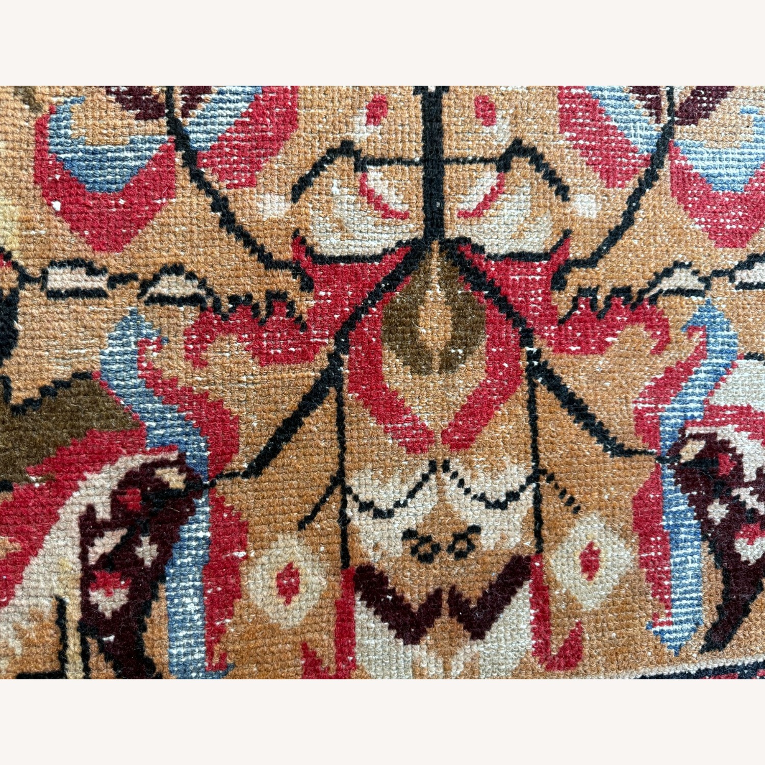 Revival Rugs Vintage Wool Oriental Rug 4'5" x 8' - image-5