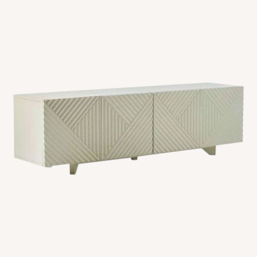Used West Elm White Wood Media Storage for sale on AptDeco